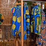 ...tutti simboli che rimandano allo stile e all�arte dei tessuti tradizionali dell�Africa